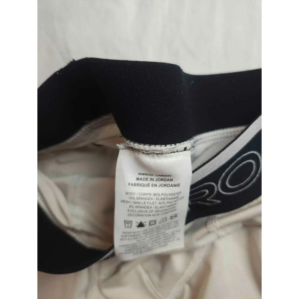 Nike Pro Tights Mens Medium White Compression‎ Training Basketball Gym Running